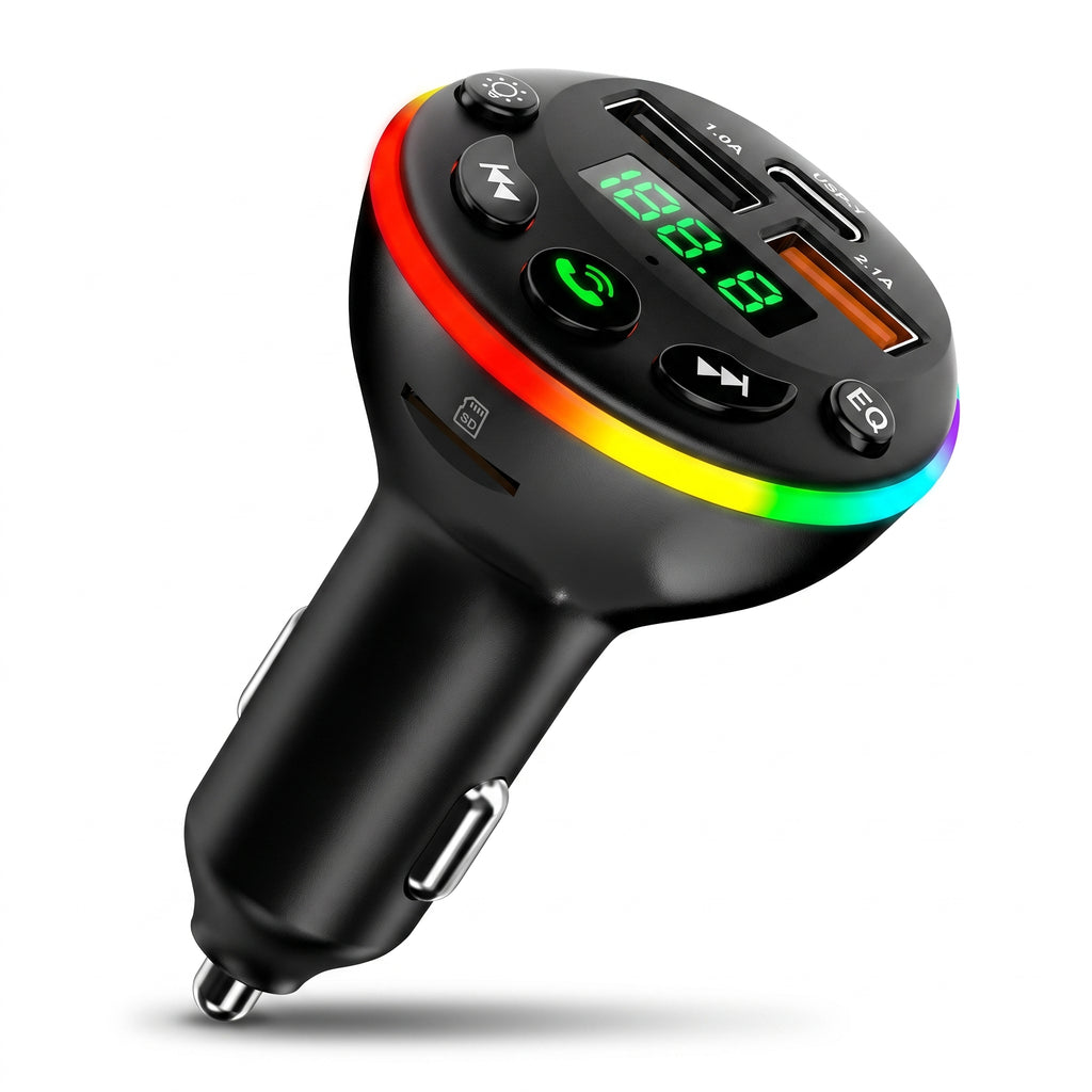 TRANSMISOR FM BLUETOOTH RGB