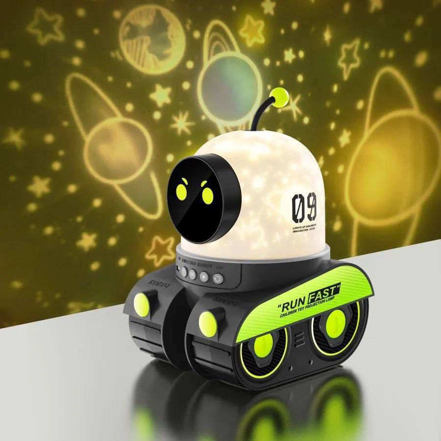 PROYECTOR ROBOT CON BLUETOOTH