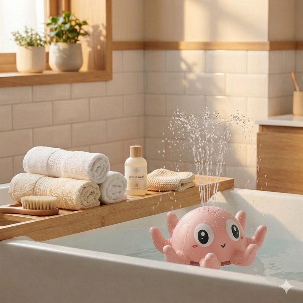 PULPO FUENTE CON LUCES LED