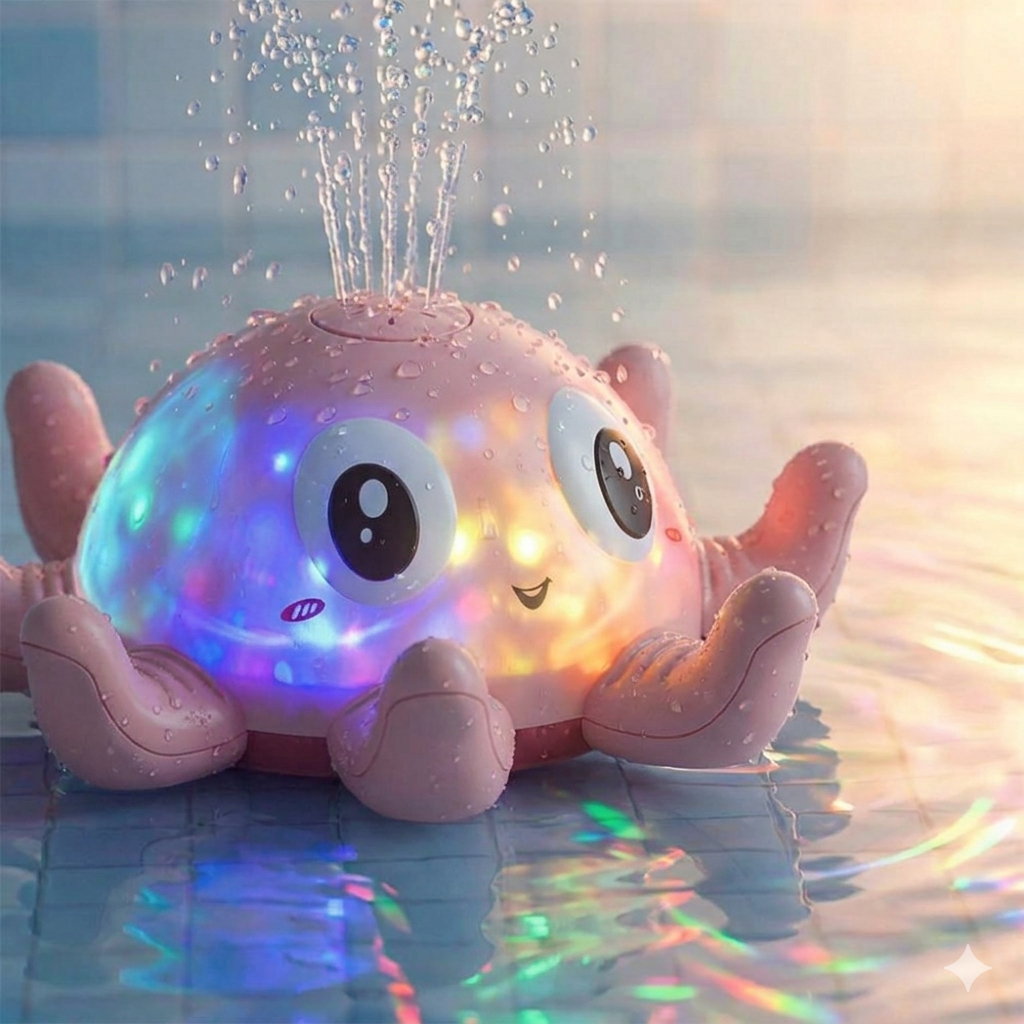 PULPO FUENTE CON LUCES LED